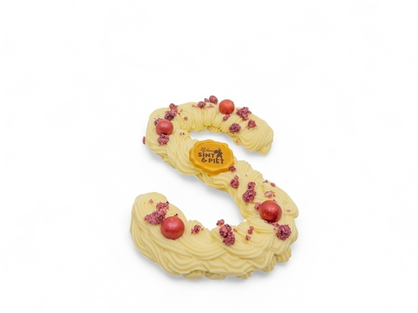 Chocoletter WIT groot